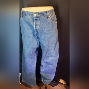 Levis 501 42x34 Button Fly Straight Jenas